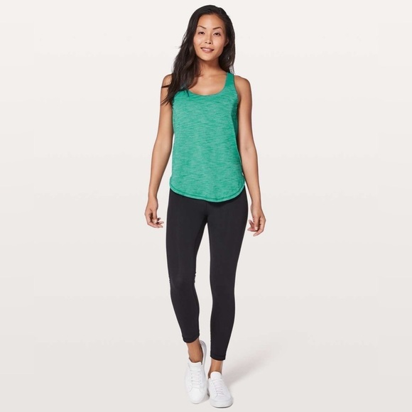 Lululemon Free To Be Serene Tank (2 In 1) Med. Support For C/D Cup Green, Size 4 - Picture 2 of 14
